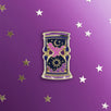Hourglass Enamel Pin - Purple - The Quirky Cup Collective