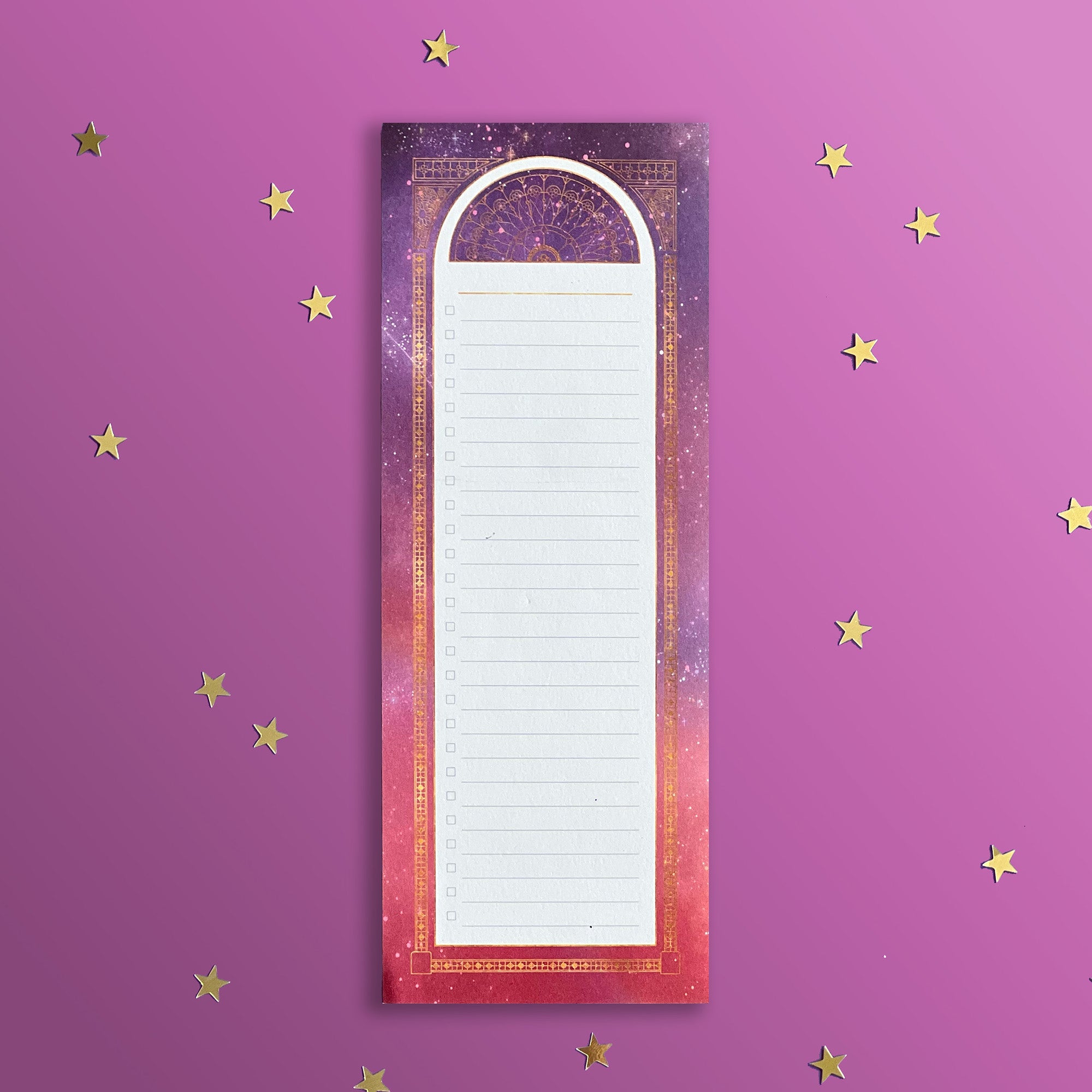 Iridescence - Notepad - Shopping list - Organisation - The Quirky Cup Collective