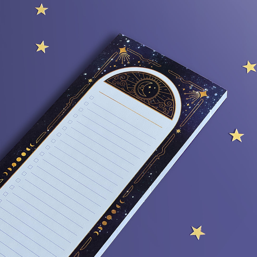 La Lune - Notepad - Shopping list - Organisation - The Quirky Cup Collective