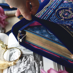 Literati - Blue - Book Sleeve - The Quirky Cup Collective