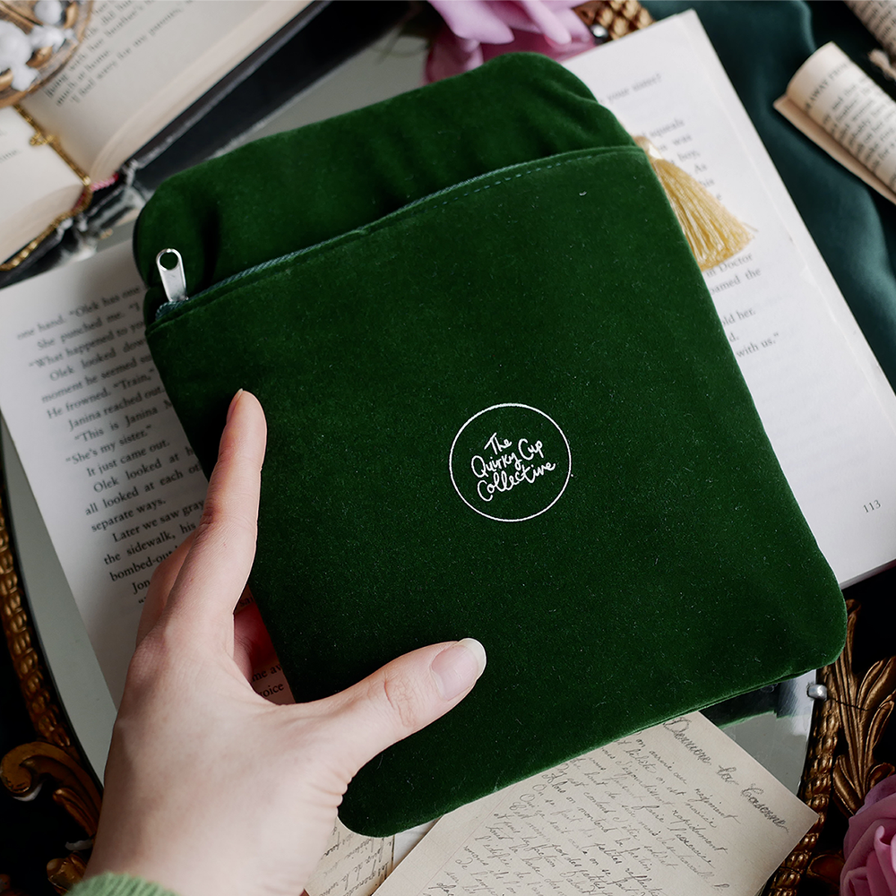 Literati - Kindle & E-reader Sleeve - Green - The Quirky Cup Collective