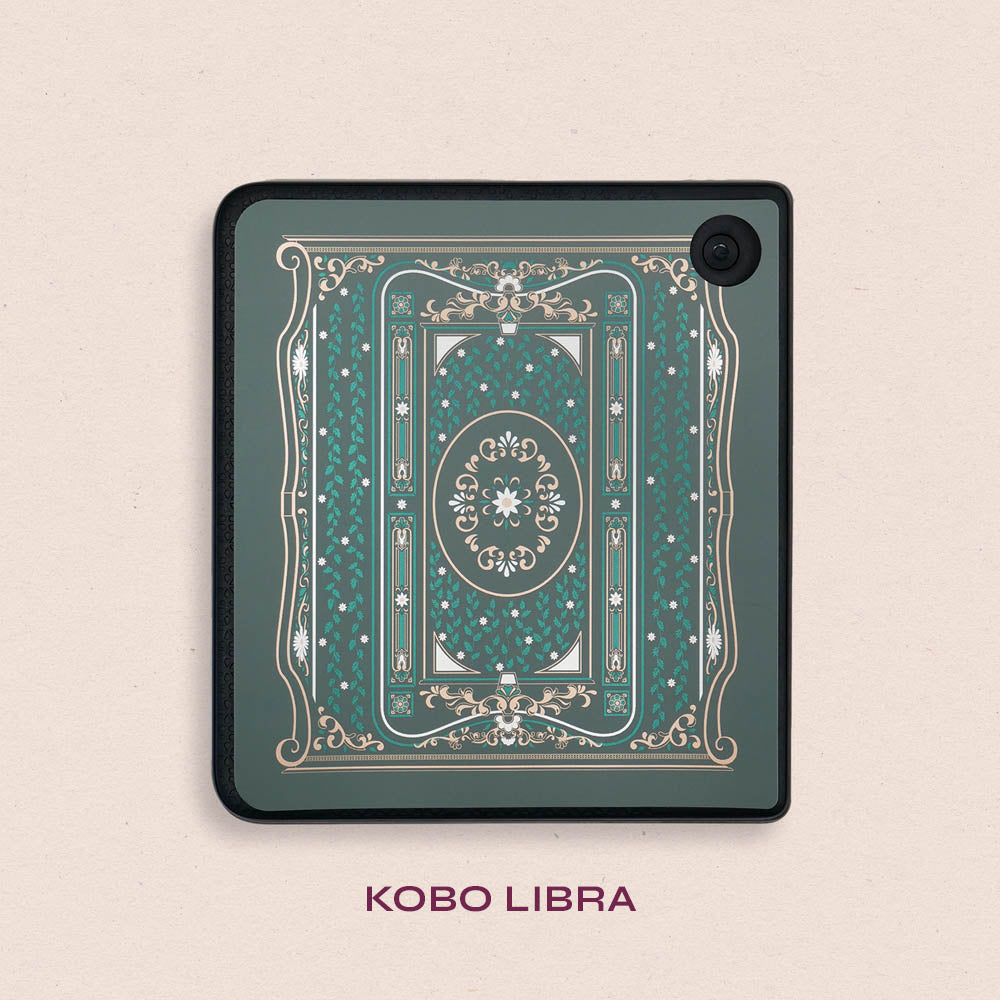 Literati Sage eReader Sticker Insert - Kobo LIbra 2 & Kobo Color 