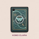 Luna Moth eReader Sticker Insert - Kobo Clara