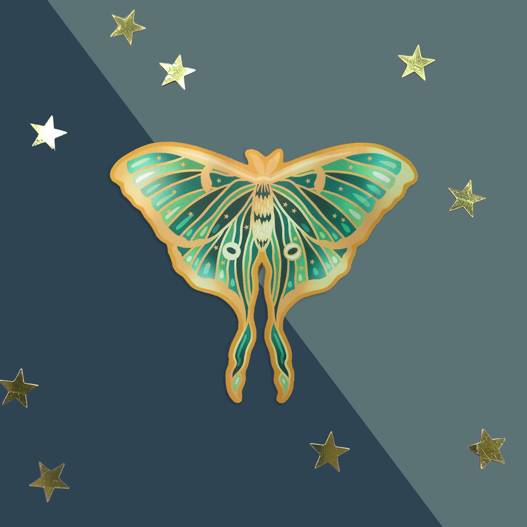Papillon Luna Sticker 