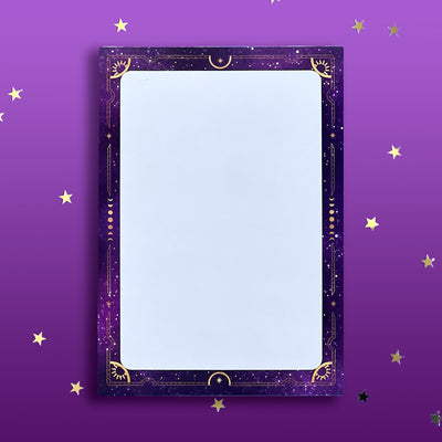 Made of stars -blank A5 notepad - the quirky cup collective