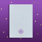 Made of stars -blank A5 notepad - the quirky cup collective
