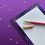 Made of stars -blank A5 notepad - the quirky cup collective