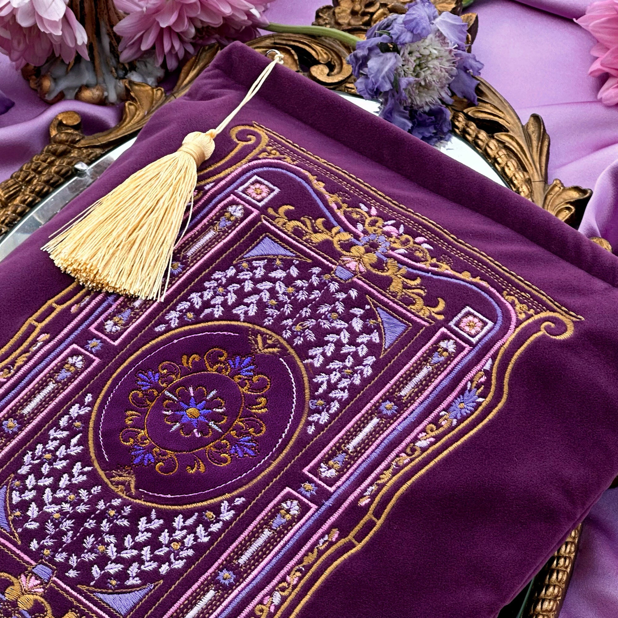 Once Upon A Time - Book Sleeve - Purple - The Quirky Cup Collective