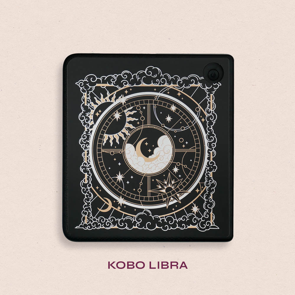 Otherworldly Black eReader Sticker Insert - Kobo LIbra 2 & Kobo Color 