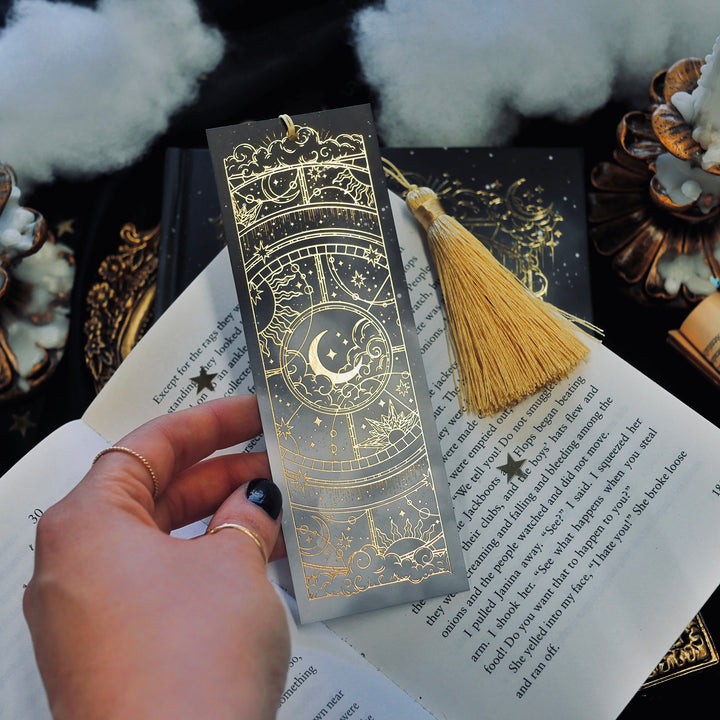 Otherworldly Bookmark - Black - The Quirky Cup Collective