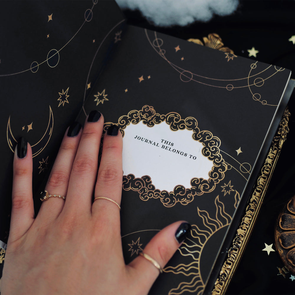 Otherworldly Journal - Black - The Quirky Cup Collective