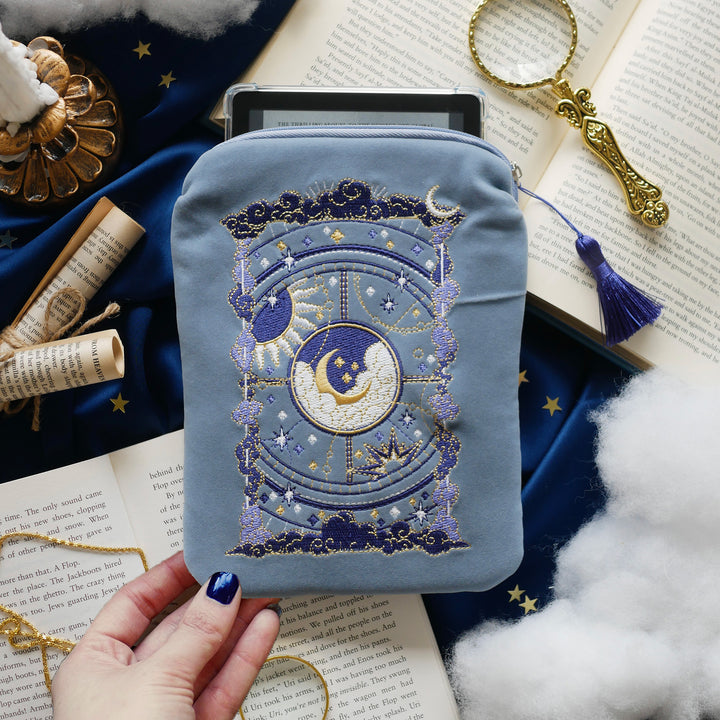 Otherworldly Kindle & E-reader Sleeve - Blue - The Quirky Cup Collective