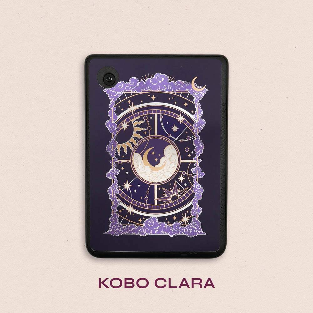 Otherworldly eReader Sticker Insert Purple - Kobo Clara