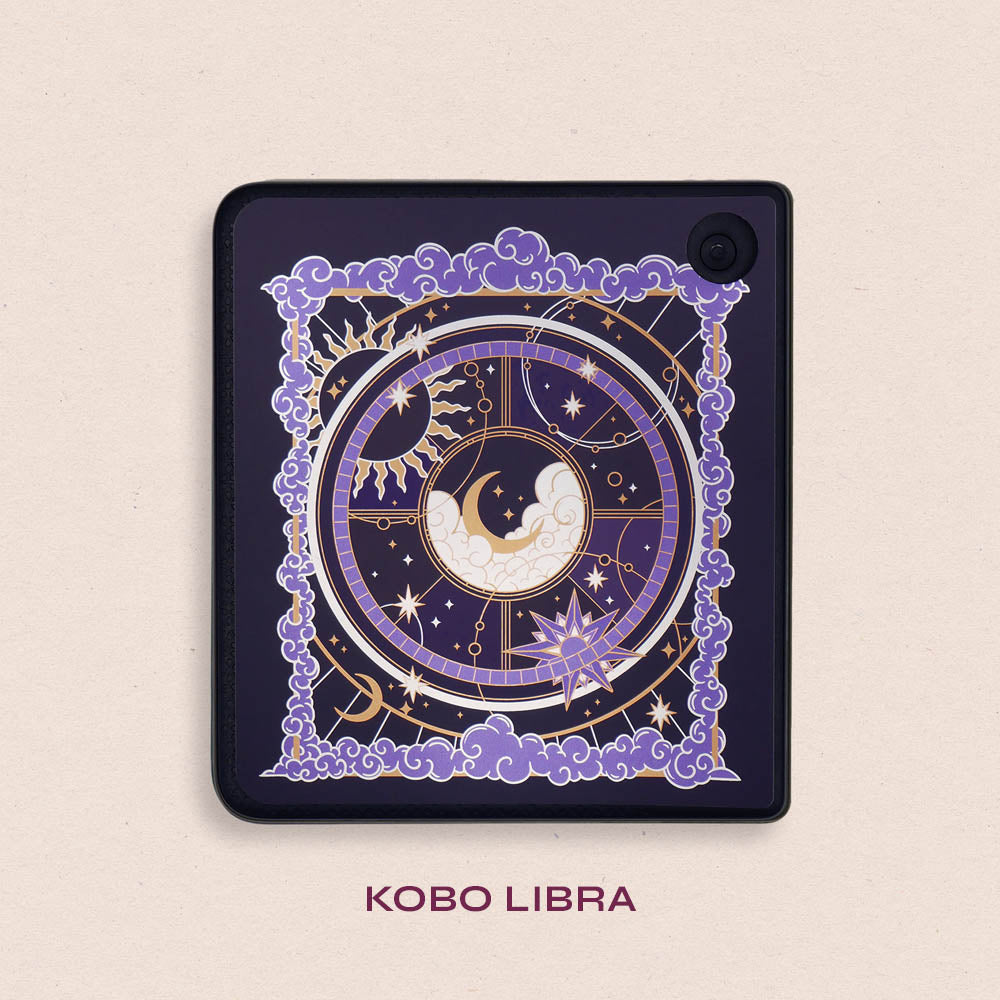 Otherworldly Purple eReader Sticker Insert - Kobo LIbra 2 & Kobo Color 