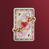 Play Your Cards Right Sticker