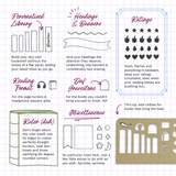Reading Journal Stencil Ruler