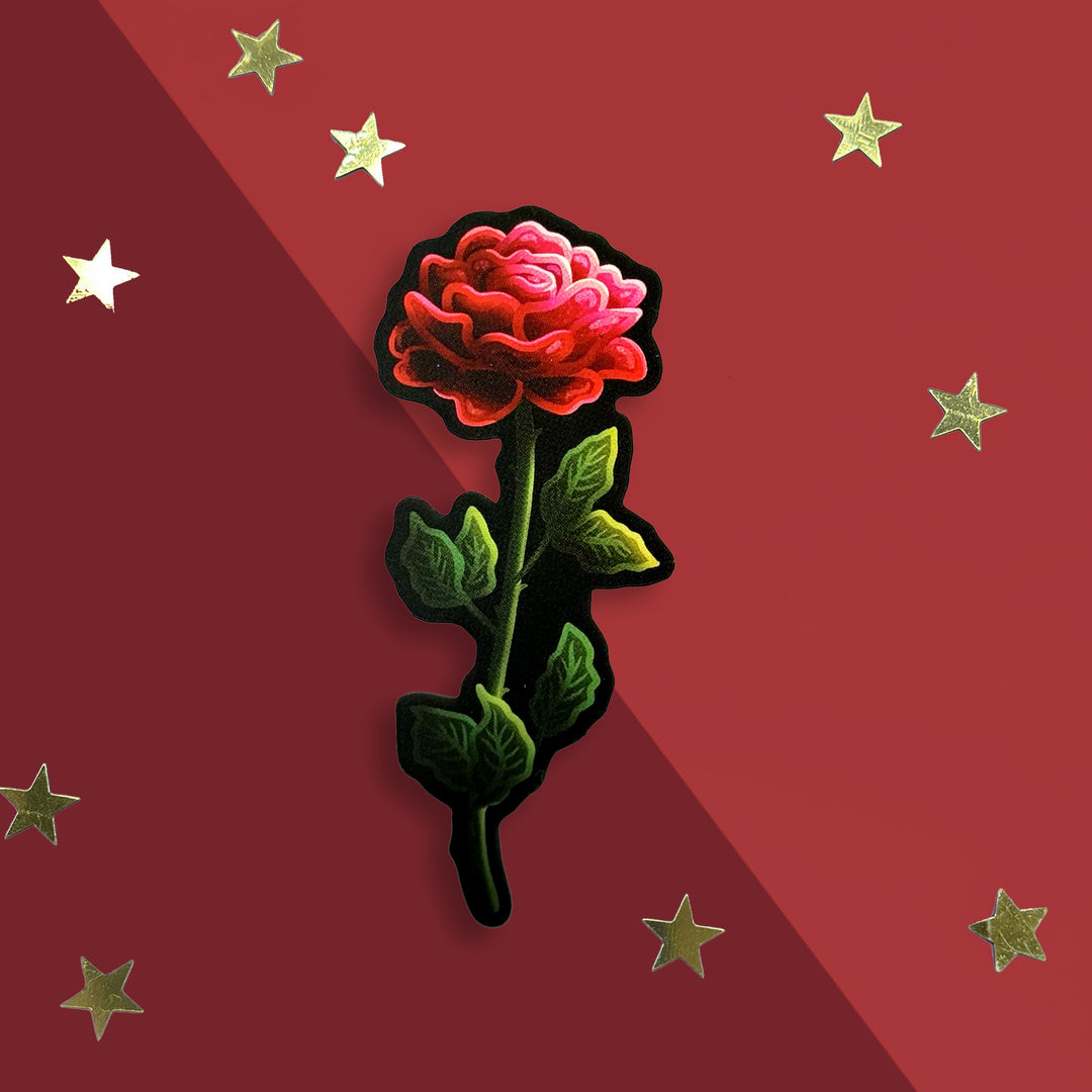 Las rosas son rojas Pegatina 