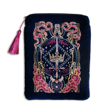 Serpents & Swords E-Reader Sleeve - Blue
