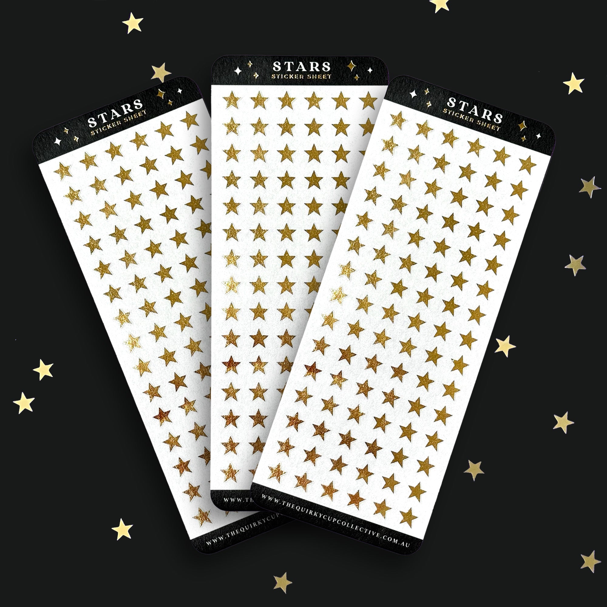 Star rating - sticker sheet- reading journal - the quirky cup collective