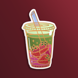 Strawberry Matcha Sticker