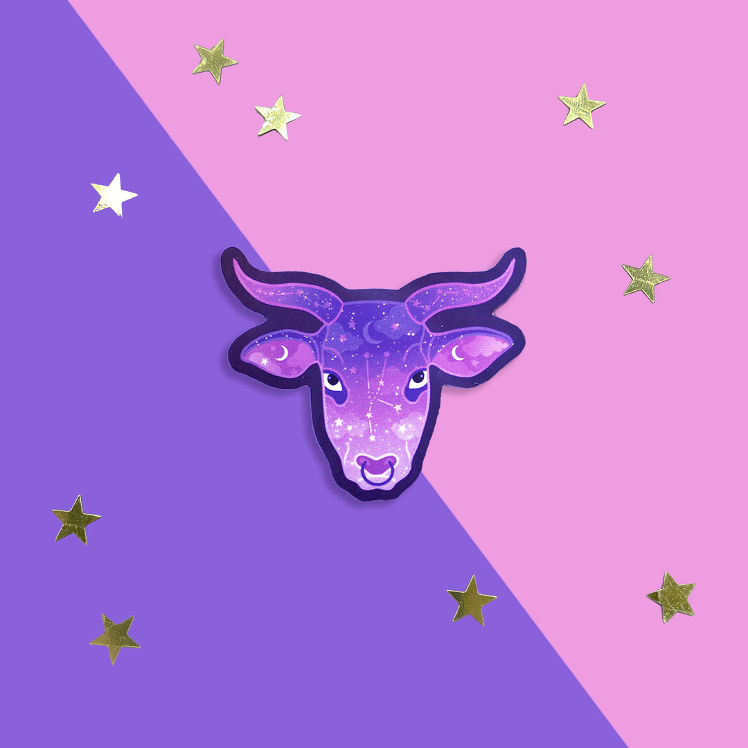 Taurus Zodiac - Sticker - The Quirky Cup Collective