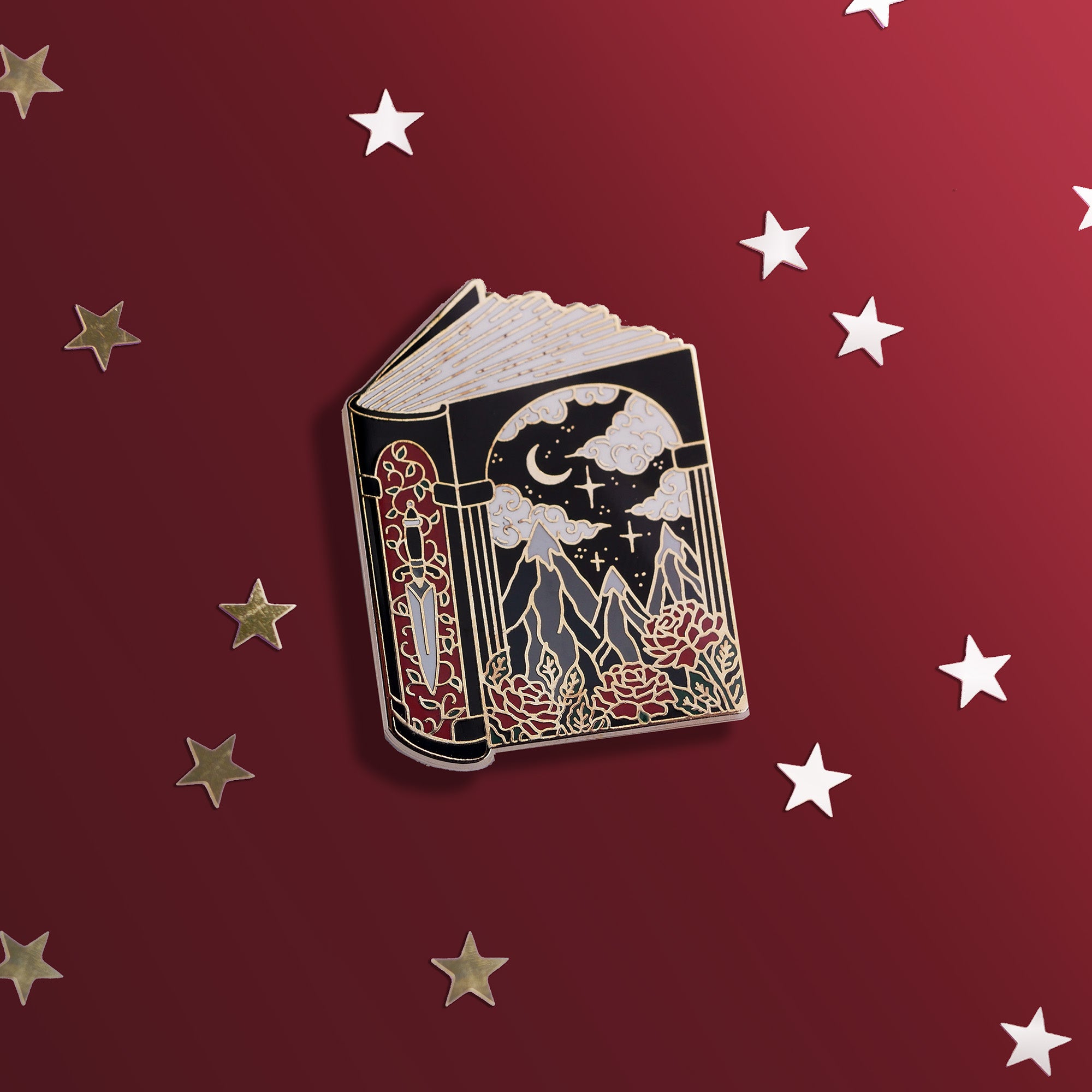 Thorns & Roses - ACOTAR - Enamel Pin - The Quirky Cup Collective