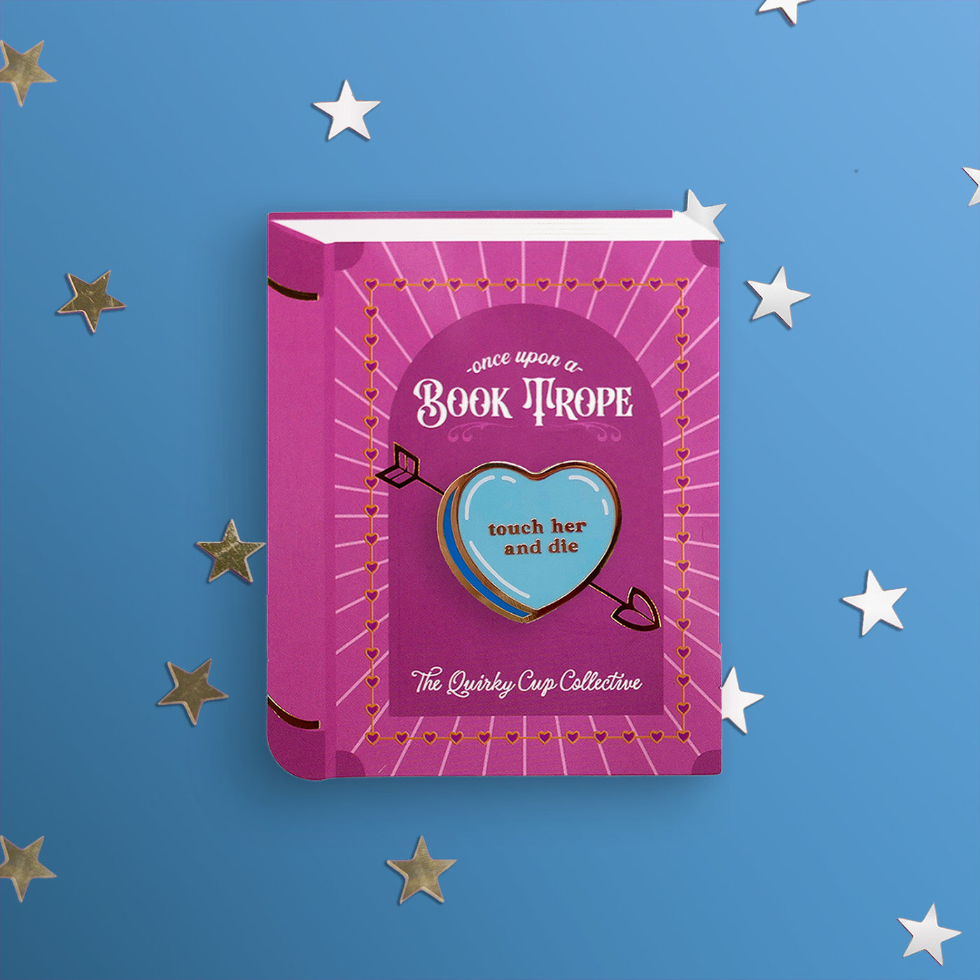 Morally Grey Love Interest - Candy Heart - Enamel Pins - The Quirky Cup Collective