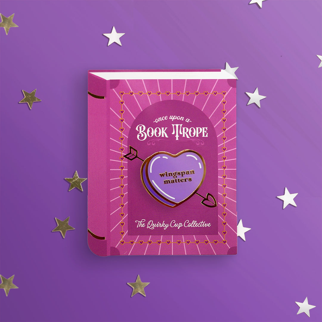 Wingspan Matters - Candy Heart - Enamel Pins - The Quirky Cup Collective