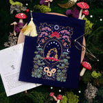 Wonderland - Book & iPad Sleeve - Blue Velvet - The Quirky Cup Collective