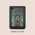 Wonderland eReader Sticker Insert Green- Kobo Clara