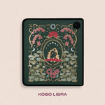Wonderland Green eReader Sticker Insert - Kobo LIbra 2 & Kobo Color 