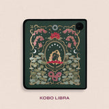 Wonderland Green eReader Sticker Insert - Kobo LIbra 2 & Kobo Color 