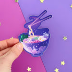 Enchanting Ramen Sticker-Sticker-The Quirky Cup Collective-Holographic-Foil-The Quirky Cup Collective