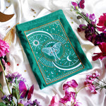 Luna Moth Stationery Bundle - Bookmark - Book Sleeve - iPad Sleeve - Kindle Sleeve - Journal - Notebook - Pen - The Quirky Cup Collective