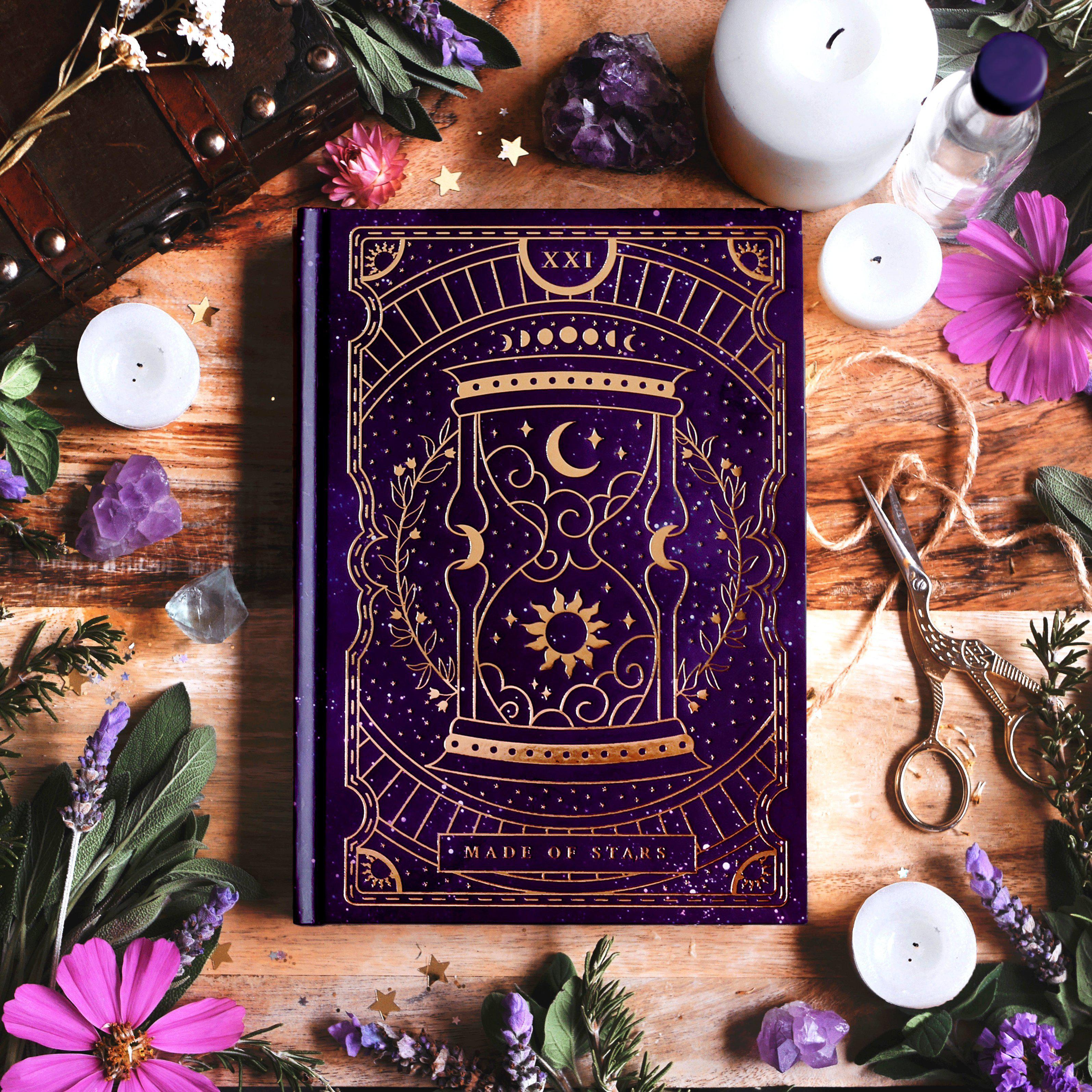 Made of Stars Journal-Notebook-The Quirky Cup Collective-Dotted-Blank-Lined-Notebook-180-pages-The Quirky Cup Collective