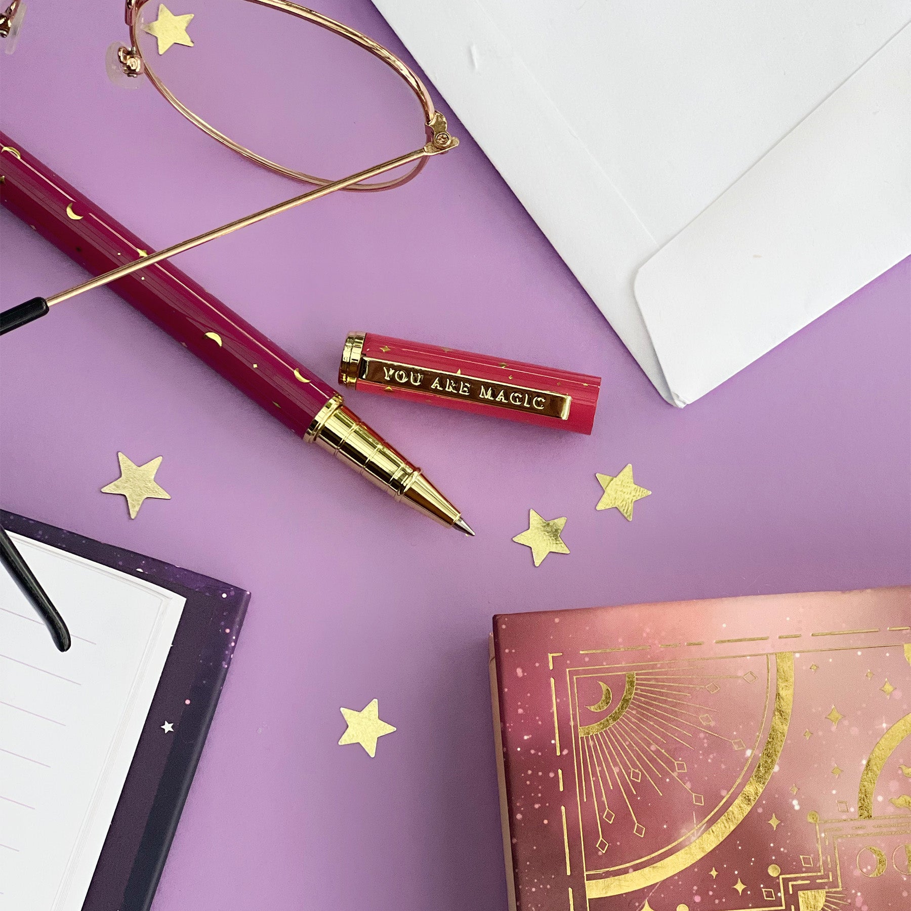 You Are Magic Pen Pink - Rollerball Gel Pen-The Quirky Cup Collective