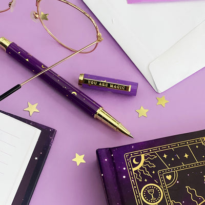 You Are Magic Pen Purple-Rollerball Gel Pen-The Quirky Cup Collective