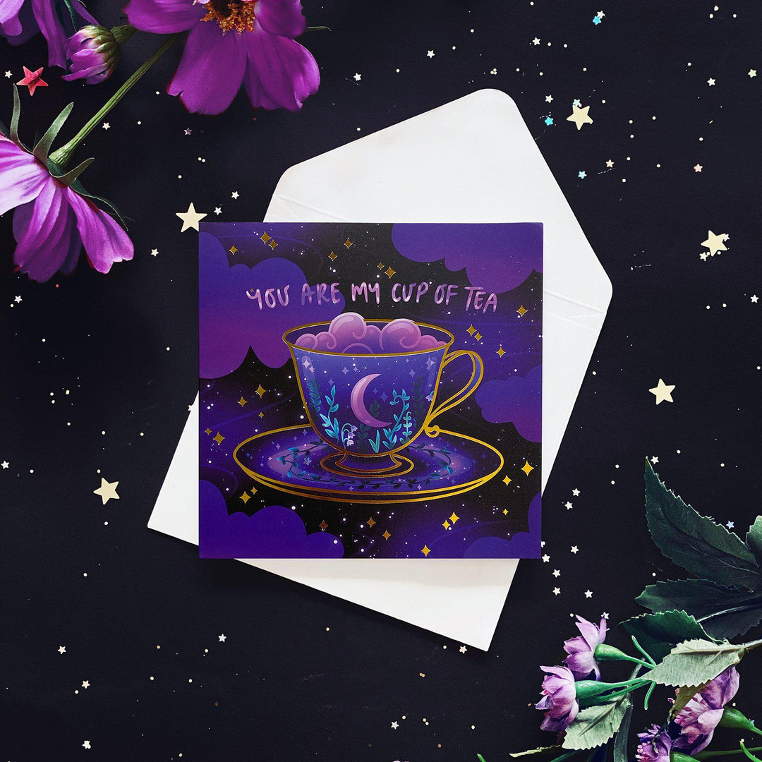 You Are My Cup of Tea Card - The Quirky Cup Collective