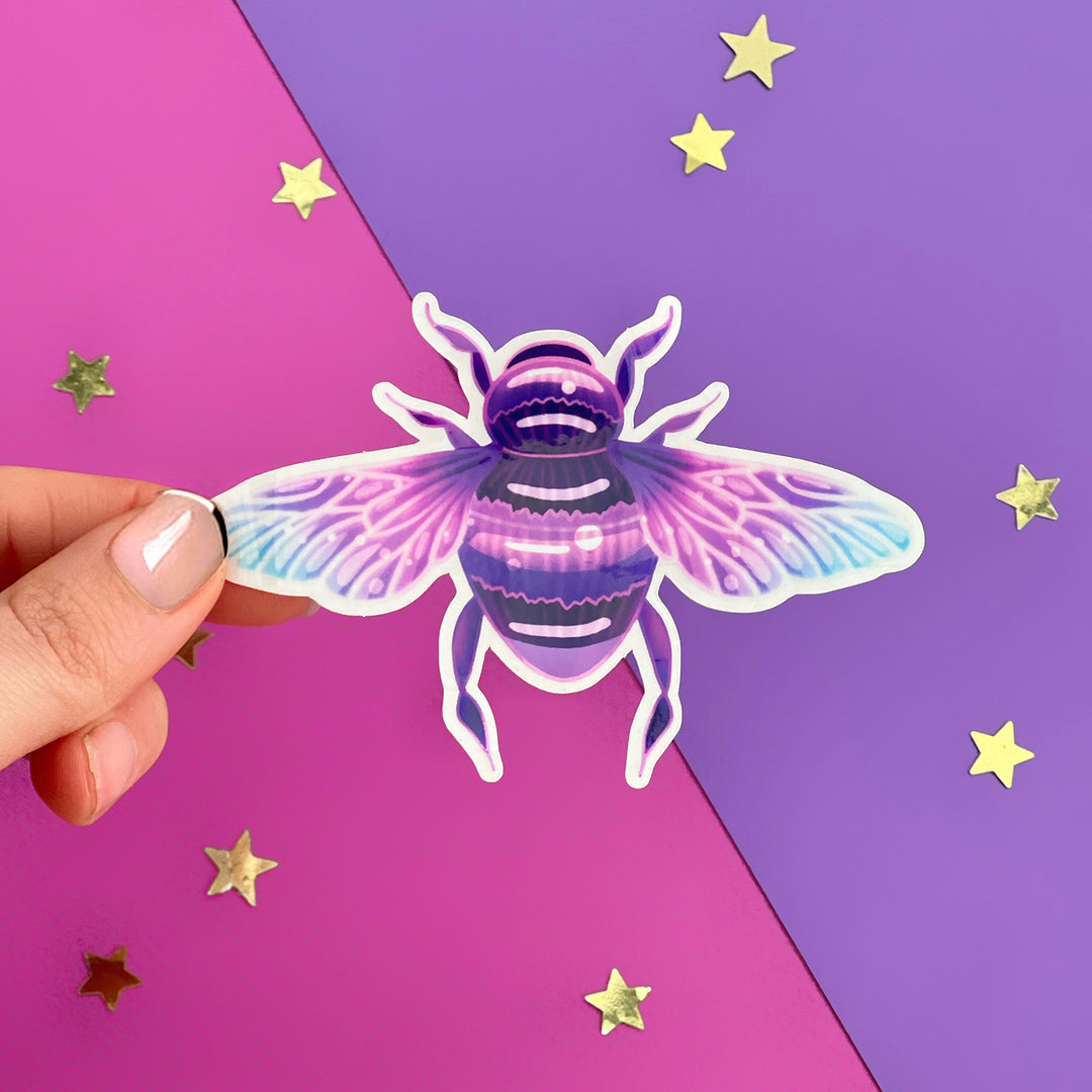 Busy Bee  - Sticker - The Quirky Cup Collective