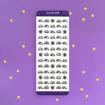 full set - reminders - organization - sticker sheet- planner stickers - the quirky cup collective