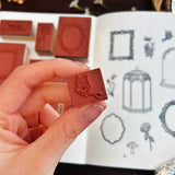Frames and Florals Stamp Set - Rubber Stamps - The Quirky Cup Collective