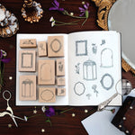 Frames and Florals Stamp Set - Rubber Stamps - The Quirky Cup Collective