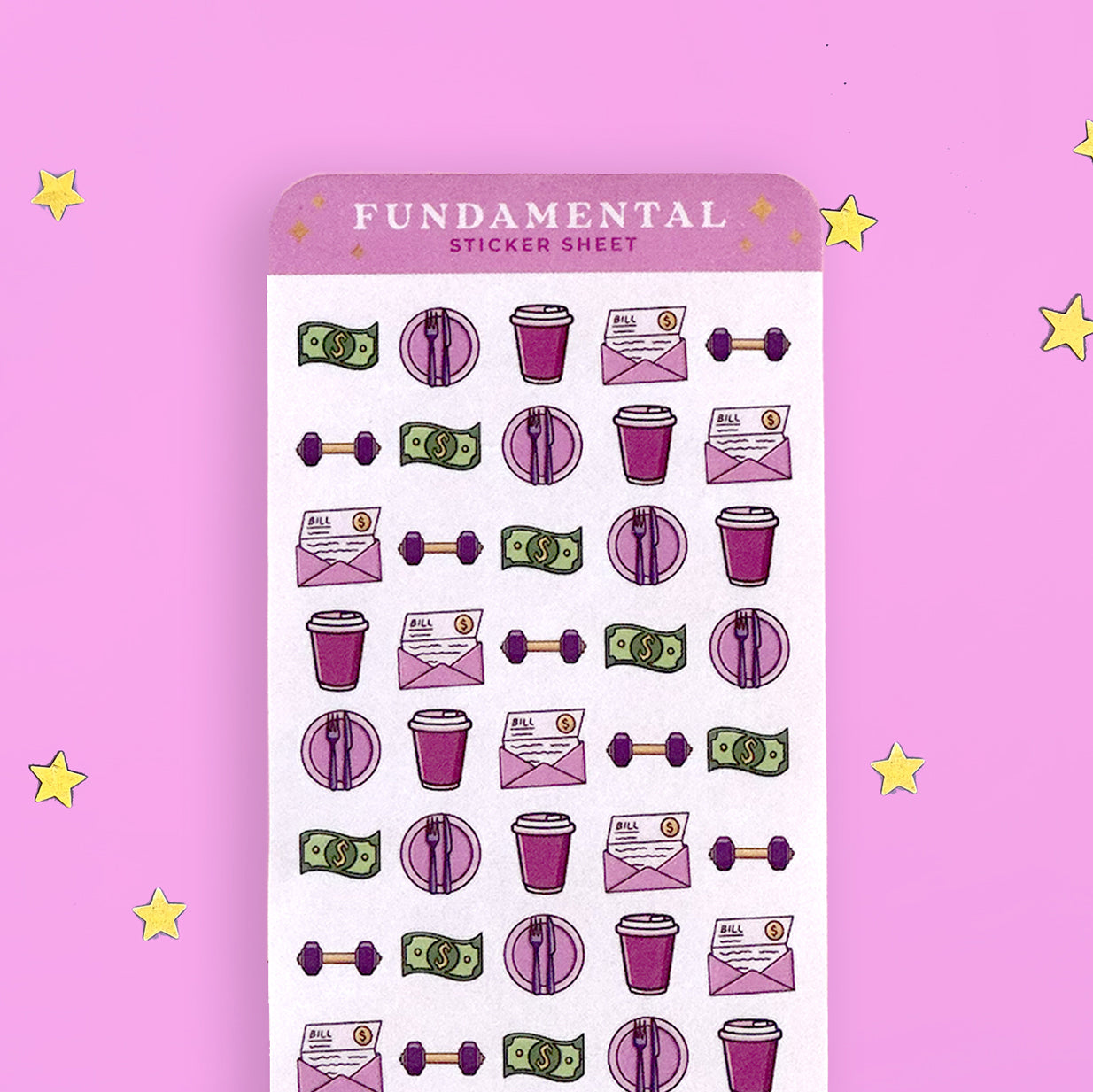 Fundamental Planner Sticker Sheet