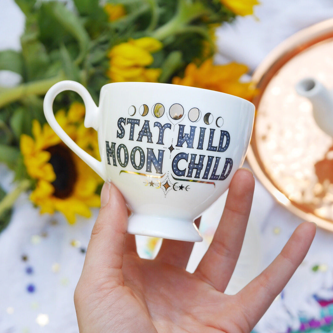 Stay Wild Moon Child - Teacup Only - The Quirky Cup Collective
