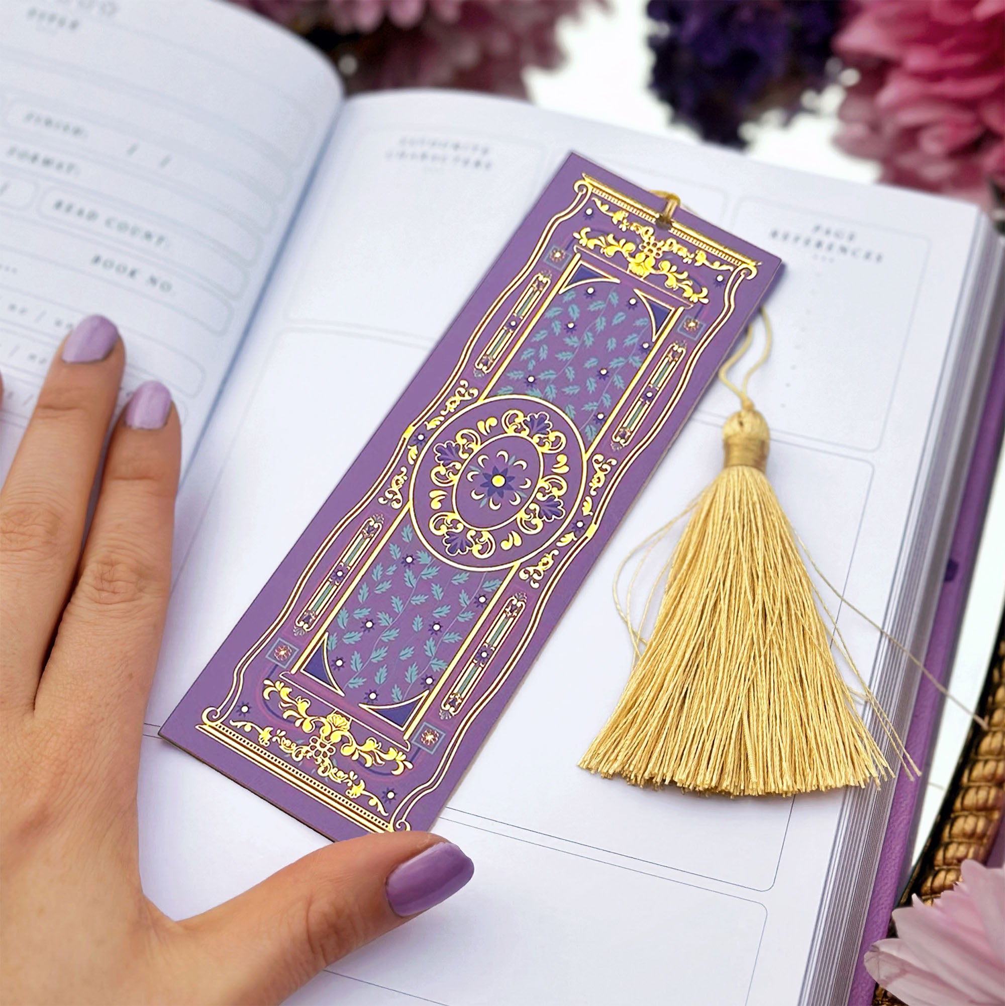 once-upon-a-time-book-mark-purple-wisteria-quirky-cup-collective