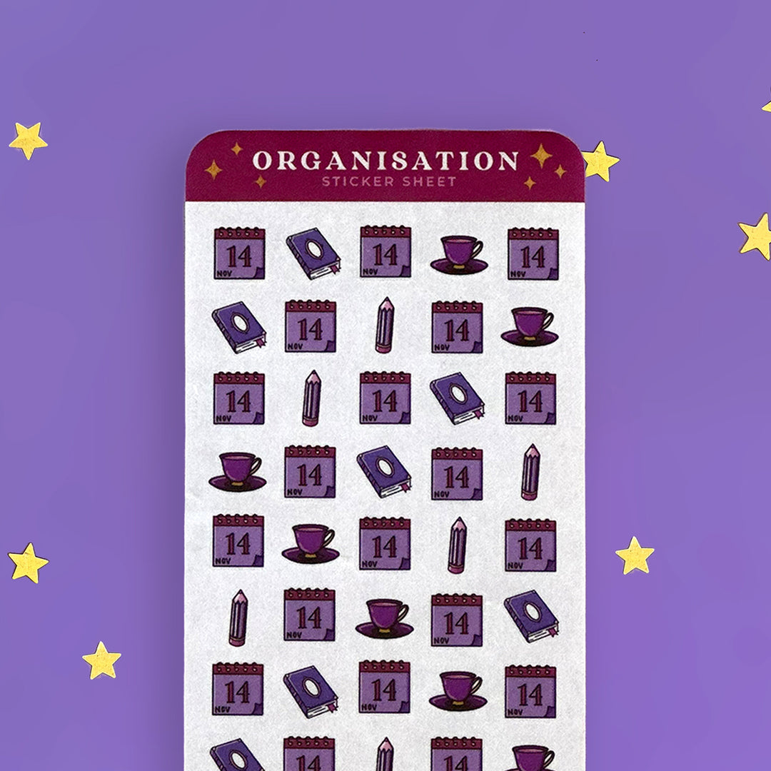 Organisation Planner Sticker Sheet