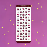 full set - reminders - organization - sticker sheet- planner stickers - the quirky cup collective