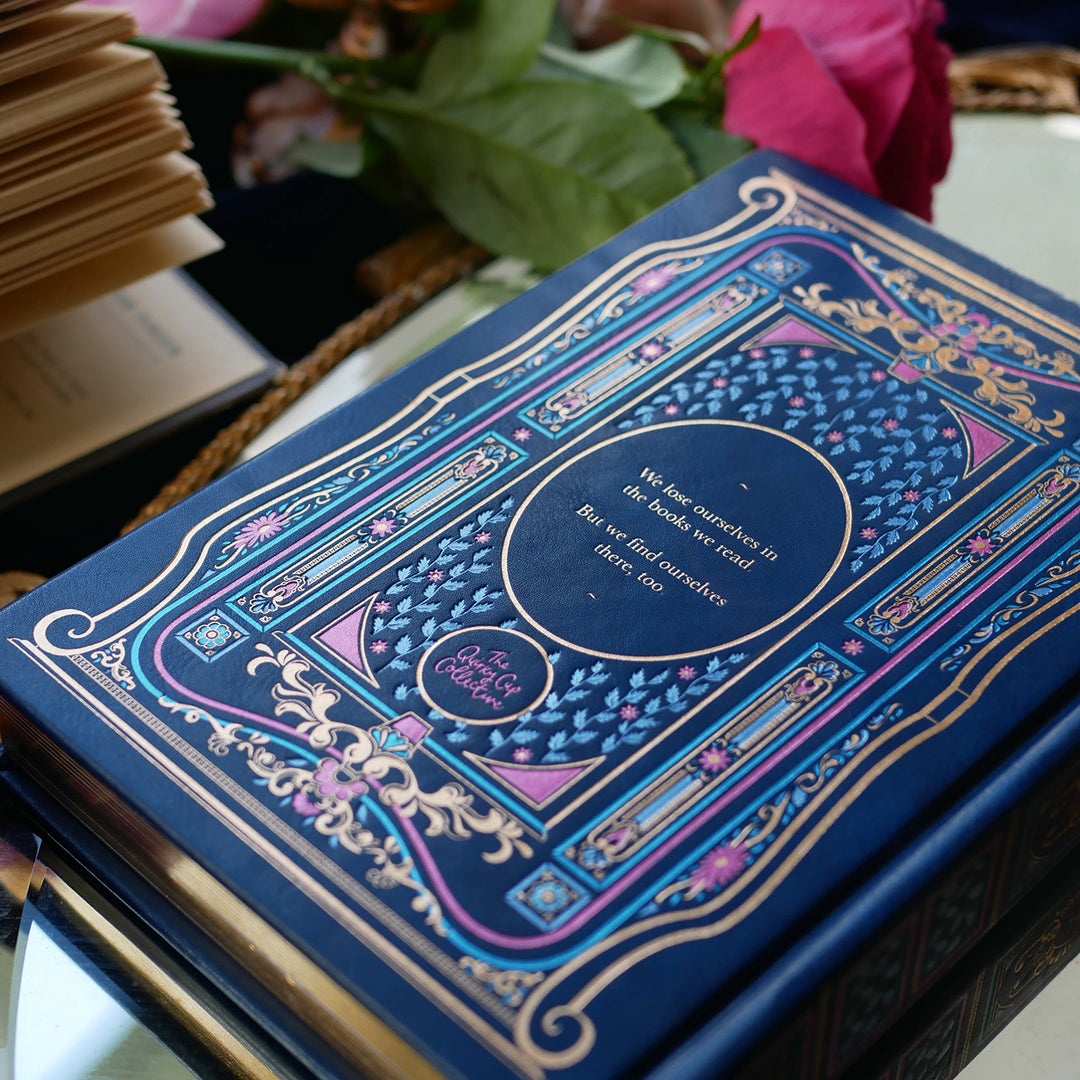 The Reading Journal - Volume II - Volume 2 - Royal Blue - Faux Leather Classic Book - The Quirky Cup Collective