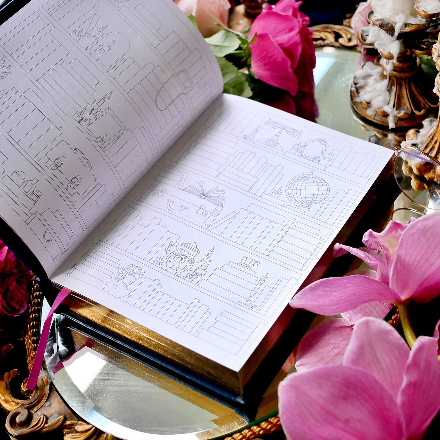 The Reading Journal - Volume II - Volume 2 - Royal Blue - Faux Leather Classic Book - The Quirky Cup Collective