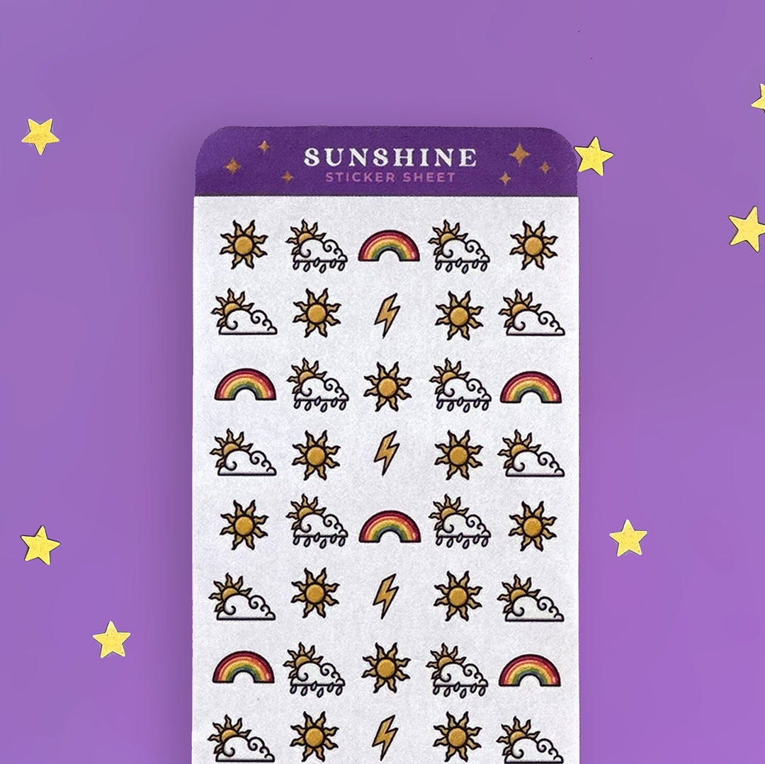 Sunshine Planner Sticker Sheet
